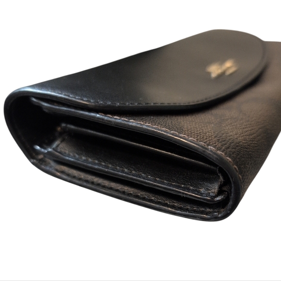 Coach Black Women's Wallet Preloved Zipper Broke Monogram Leather - Picture 4 of 12